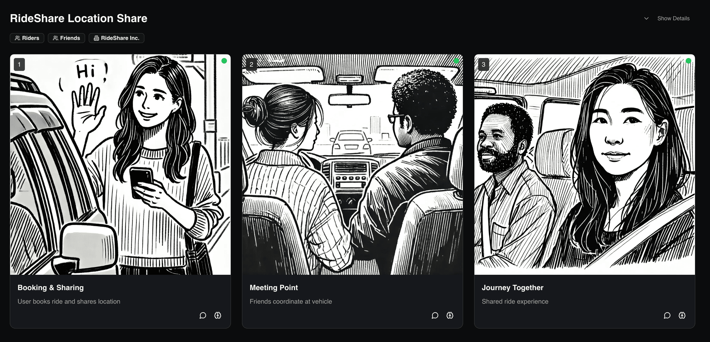 Revelica Storyboards